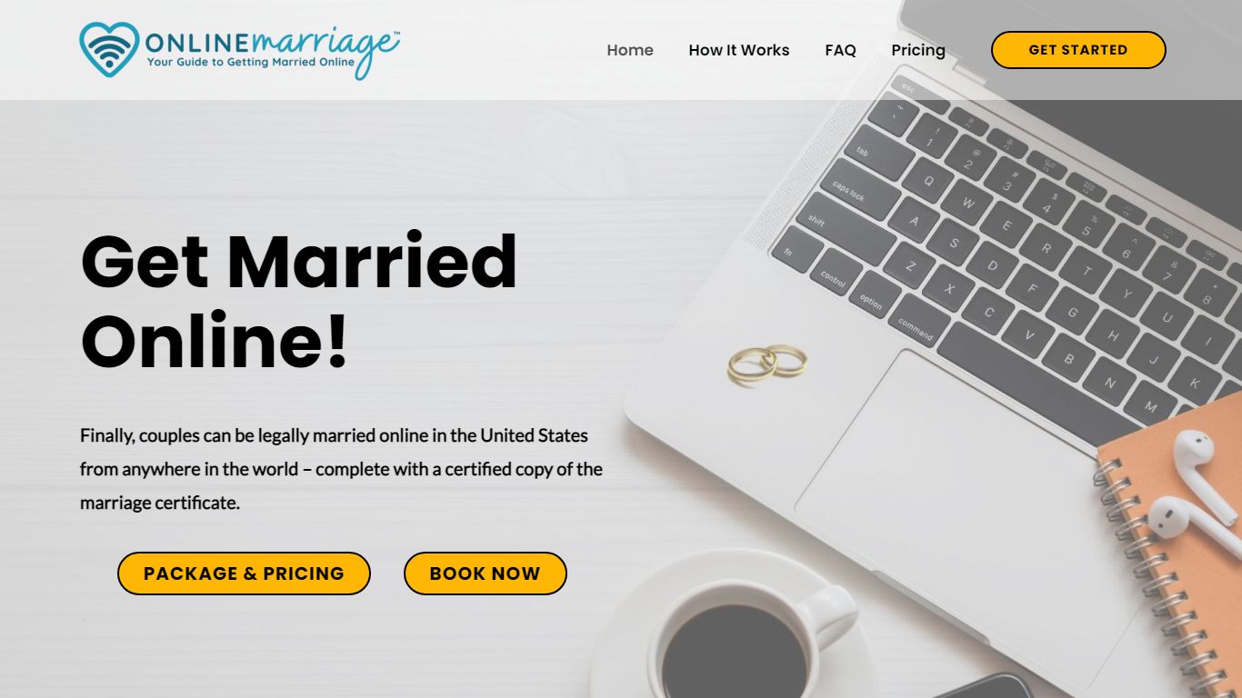 Online Marriage - Get Legally Married Completely Online!